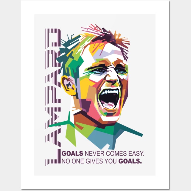 Football Player Qoutes Wall Art by Alkahfsmart